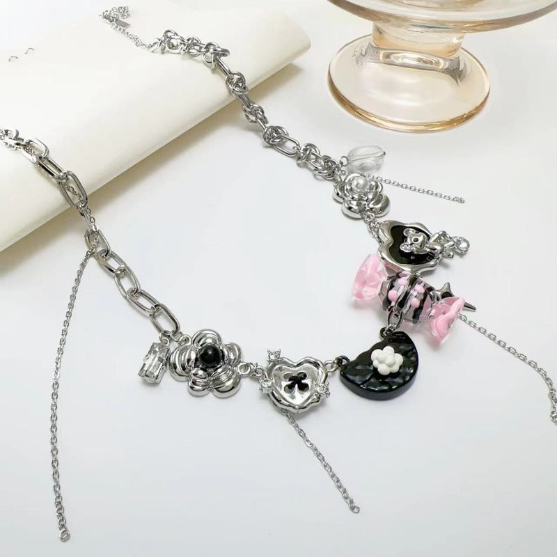 Chic Blossom Charm Necklace