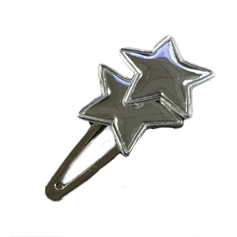 Silver Layer Star Hair Pin