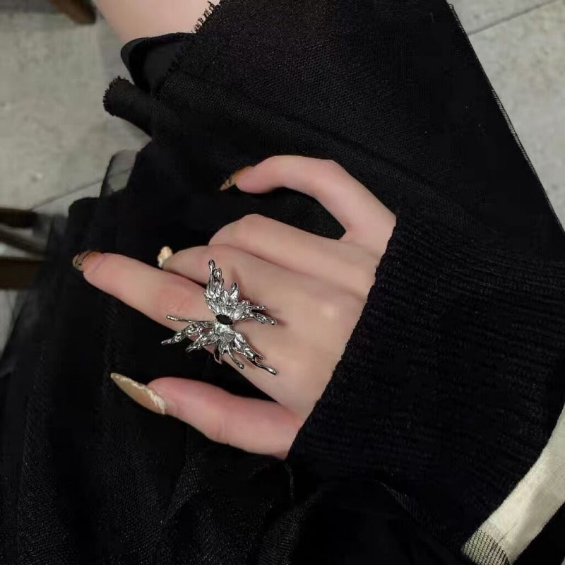 Clean Grunge Butterfly Ring