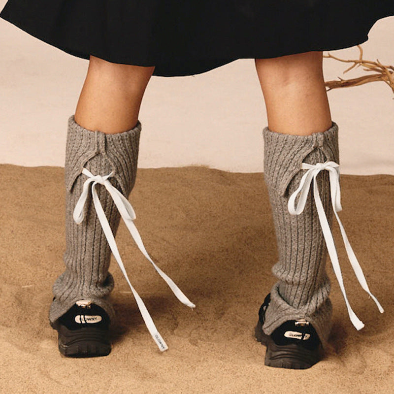 Ribbon Knit Socks