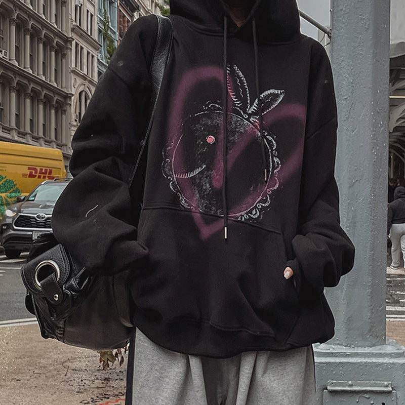 Bowknot Evil Dolphin Hoodie