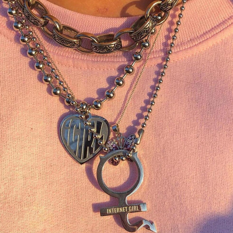 Heart I Girl Necklace