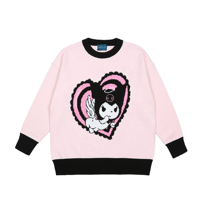 Devil Kuromi Knit Sweater