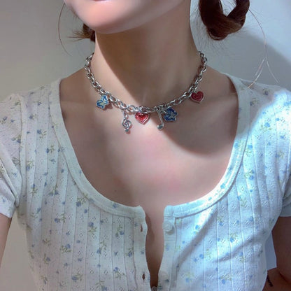 Indie Aesthetic Charm Necklace